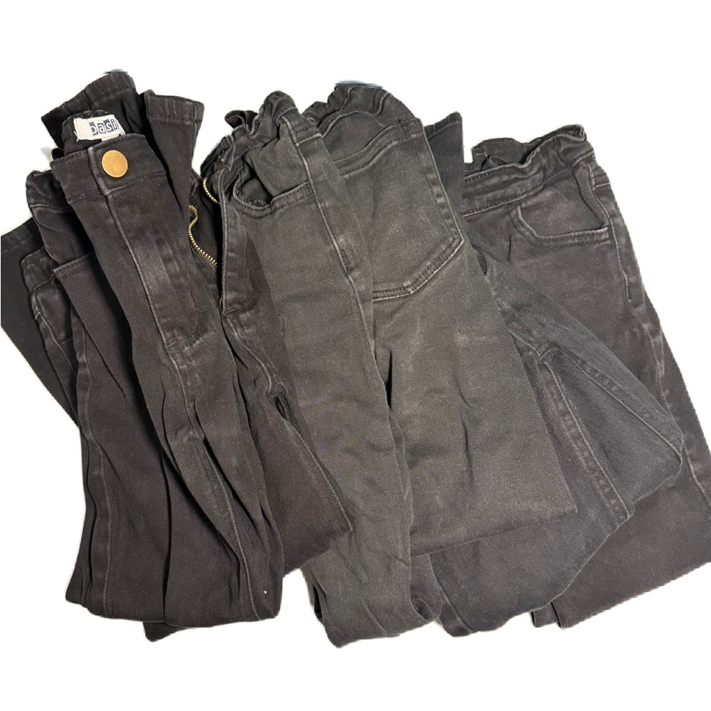 Basix Black Jeans Collection Sz 10 bundle of 4